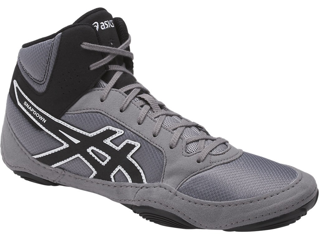Asics Snapdown Shoes For Men Black/Grey/White 396GXHNQ