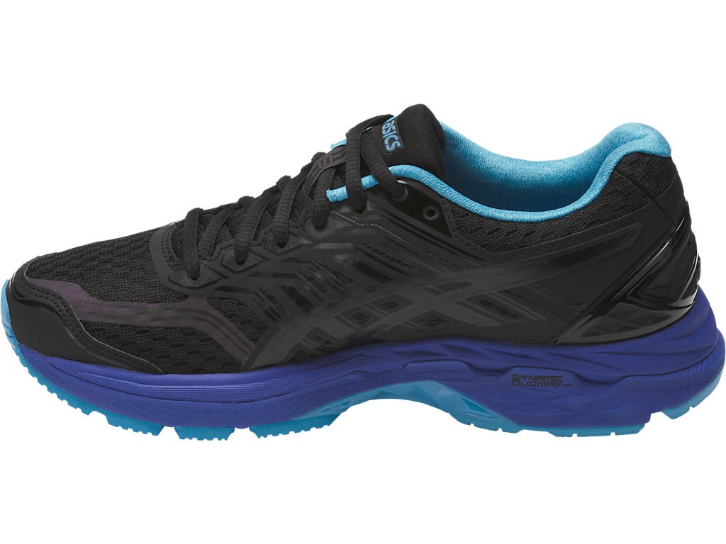 Asics Gt-2000 5 Running Shoes For Women Black/Blue 402TVRAJ
