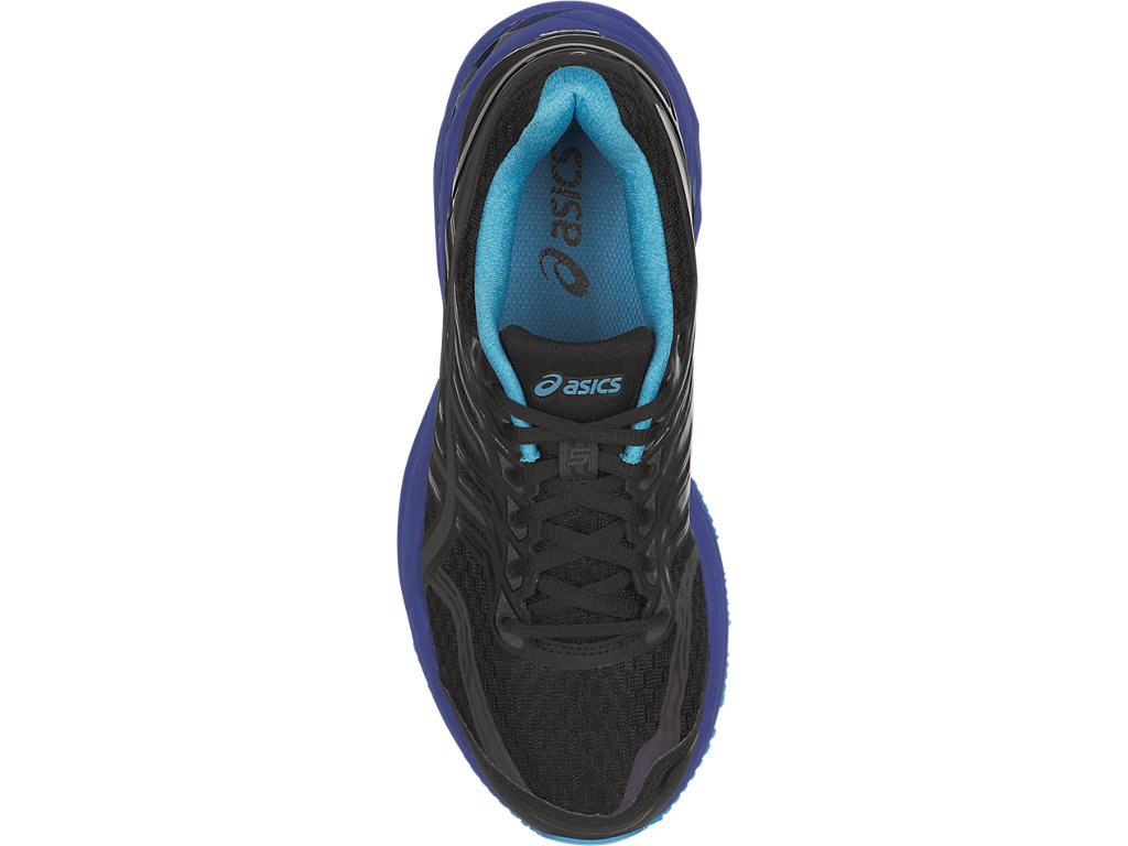 Asics Gt-2000 5 Running Shoes For Women Black/Blue 402TVRAJ
