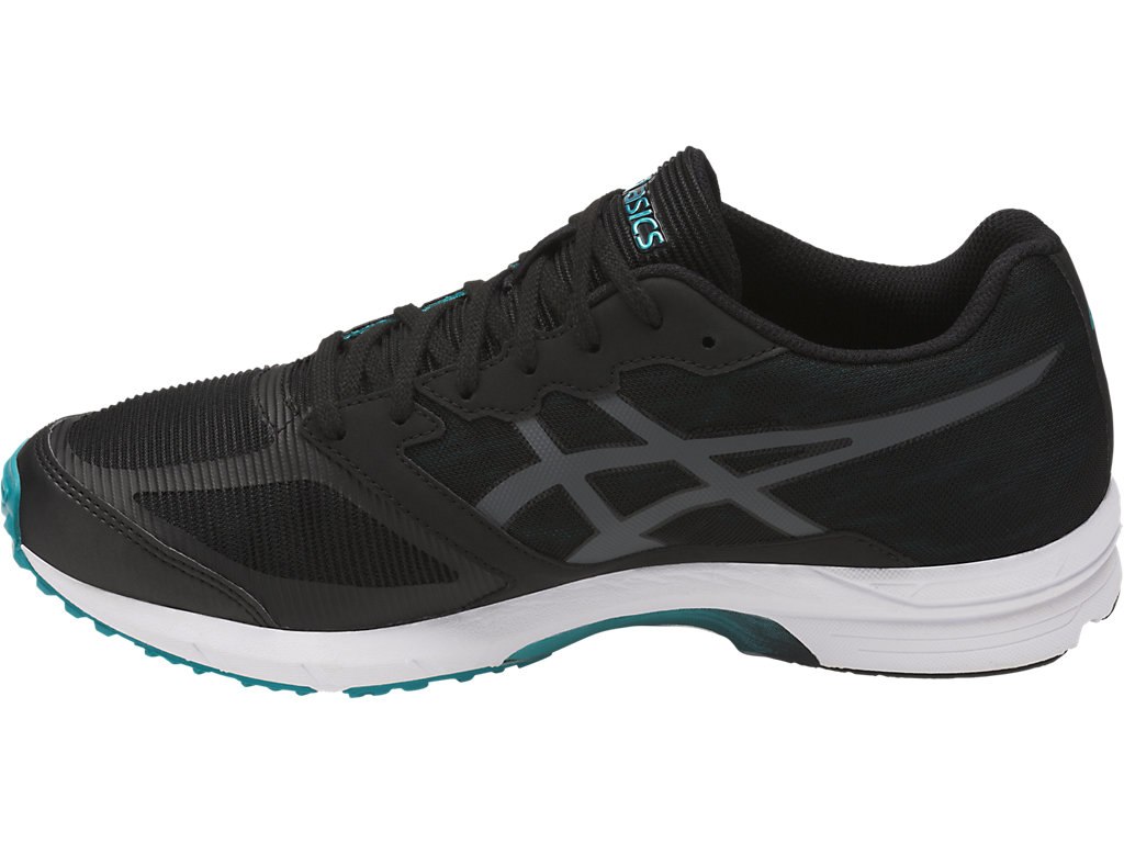 Asics Lyteracer Ts Running Shoes For Men Black/Dark Grey 405NBFSO