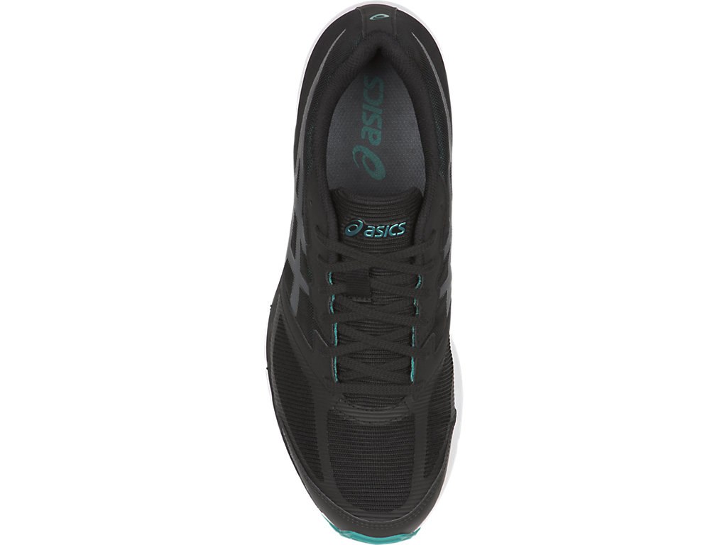 Asics Lyteracer Ts Running Shoes For Men Black/Dark Grey 405NBFSO