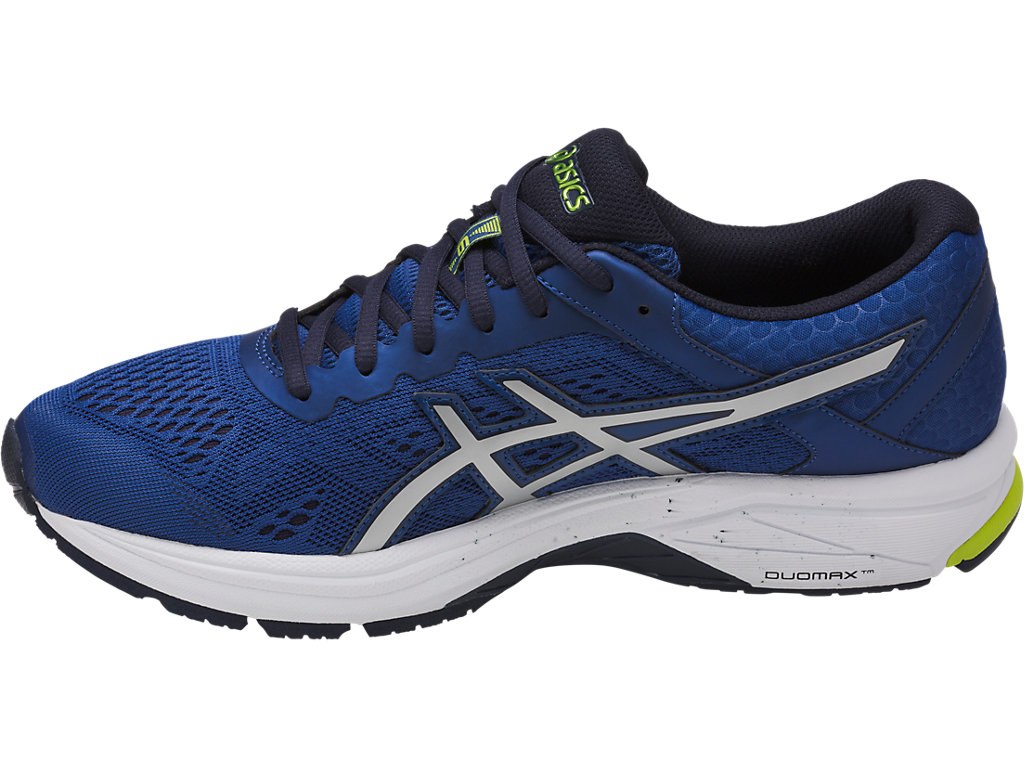 Asics Gt-1000 6 Running Shoes For Men Silver/Navy 405STKXP
