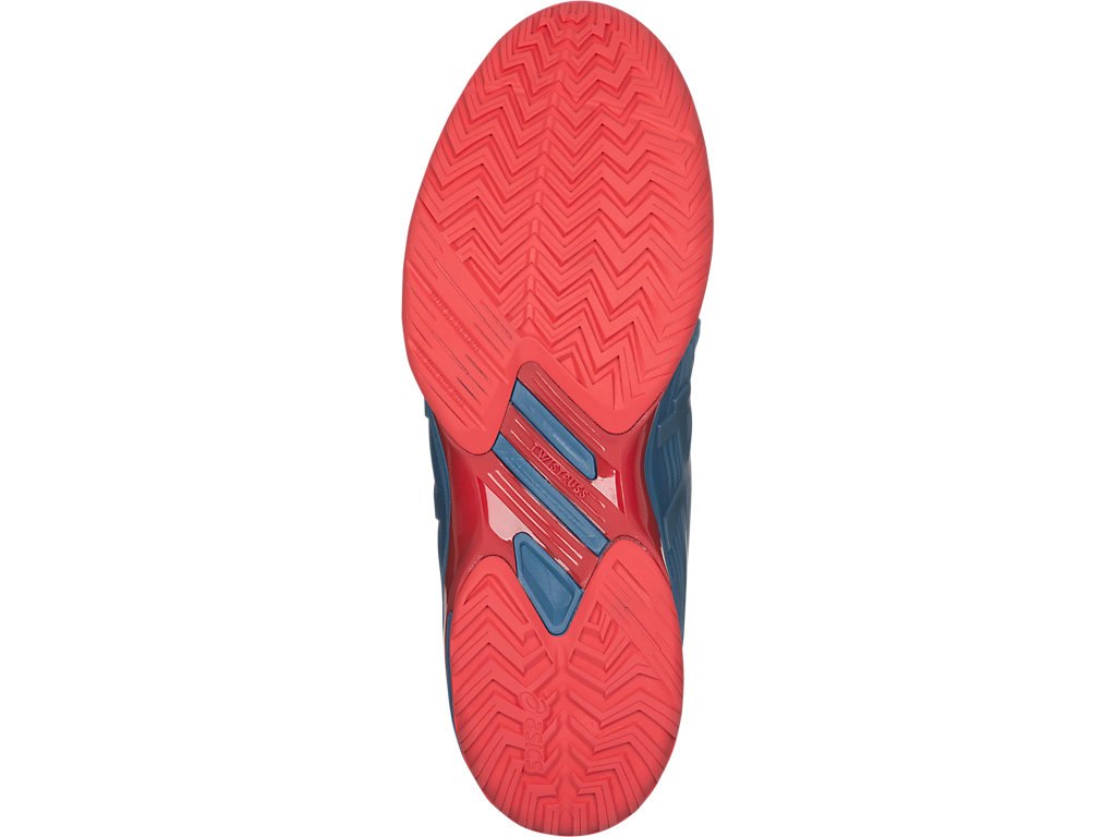 Asics Solution Speed Ff Tennis Shoes For Men Azure/White 406IKFRW