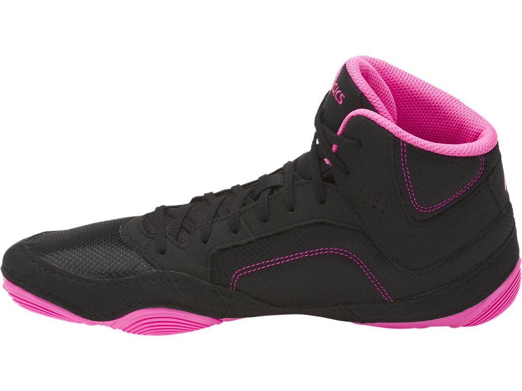 Asics Snapdown Shoes For Men Black/Pink/Silver 412DECFP