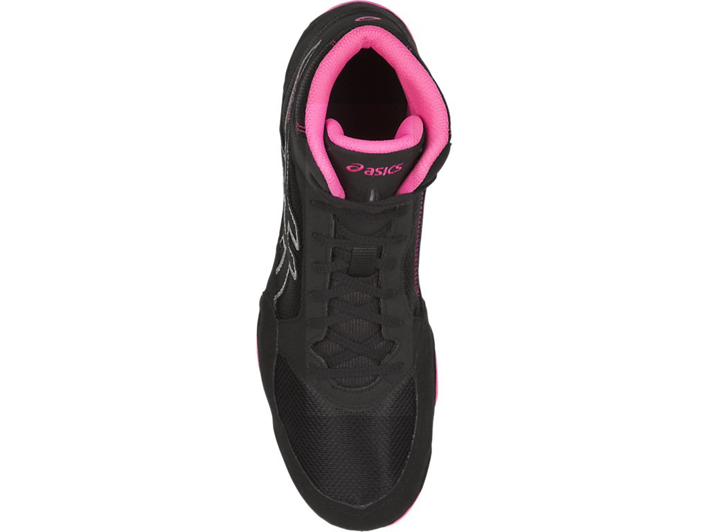 Asics Snapdown Shoes For Men Black/Pink/Silver 412DECFP