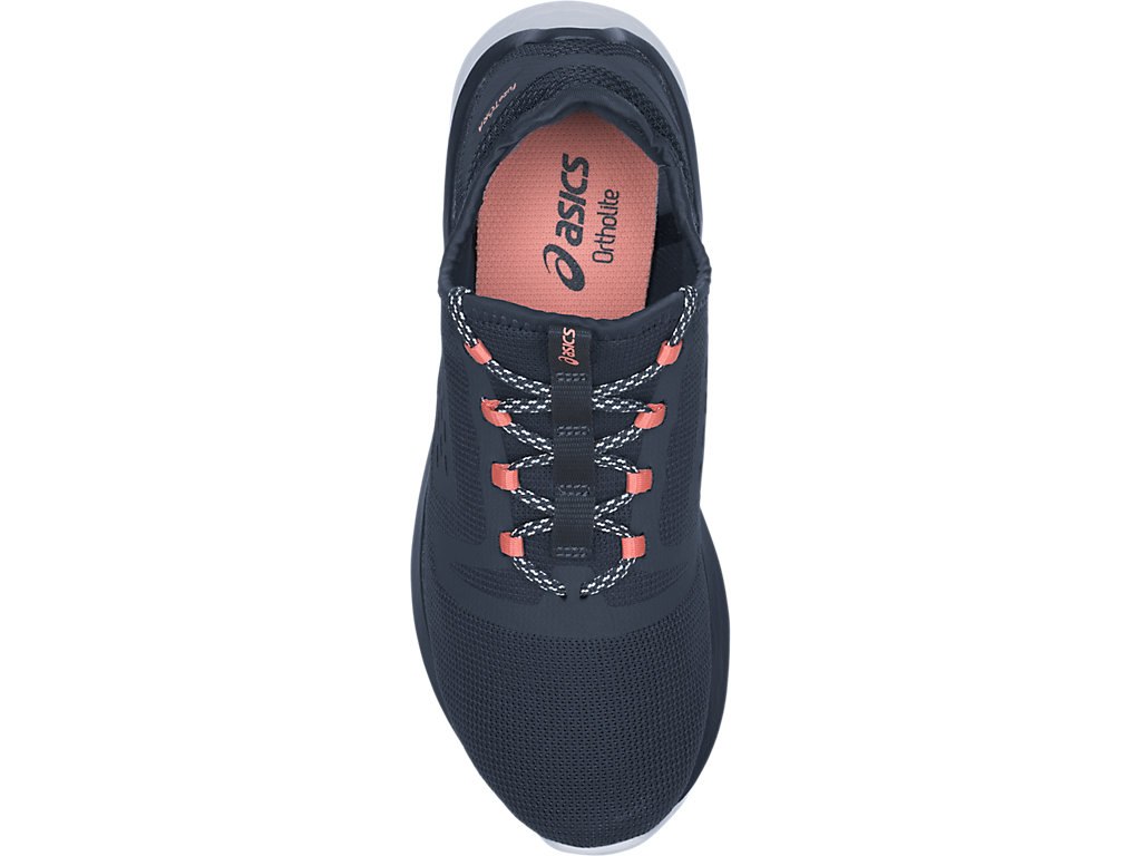 Asics Fuzetora Running Shoes For Women Dark Blue/Dark Blue/Pink 421WBXHZ
