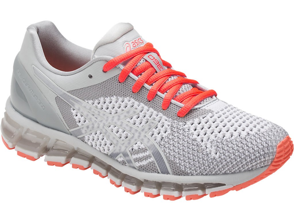 Asics Gel-Quantum 360 Running Shoes For Women Grey/Coral 421XHYSG