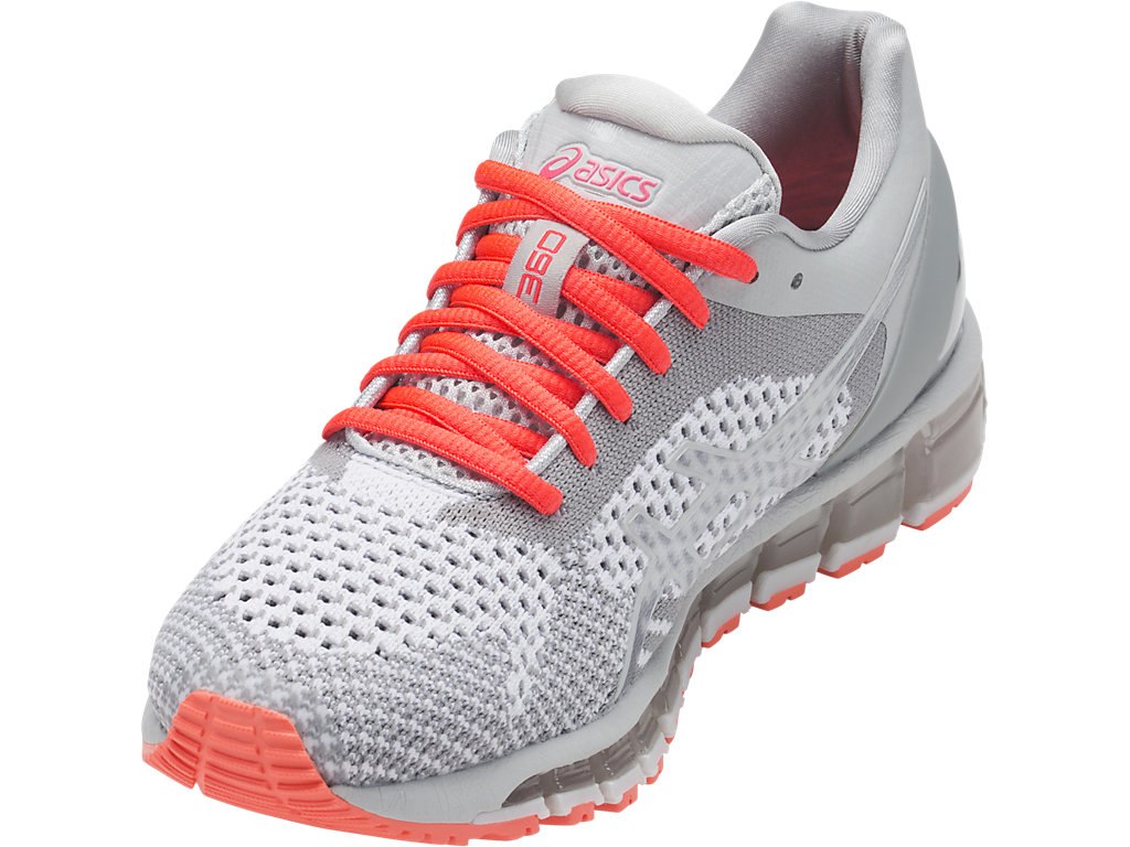 Asics Gel-Quantum 360 Running Shoes For Women Grey/Coral 421XHYSG