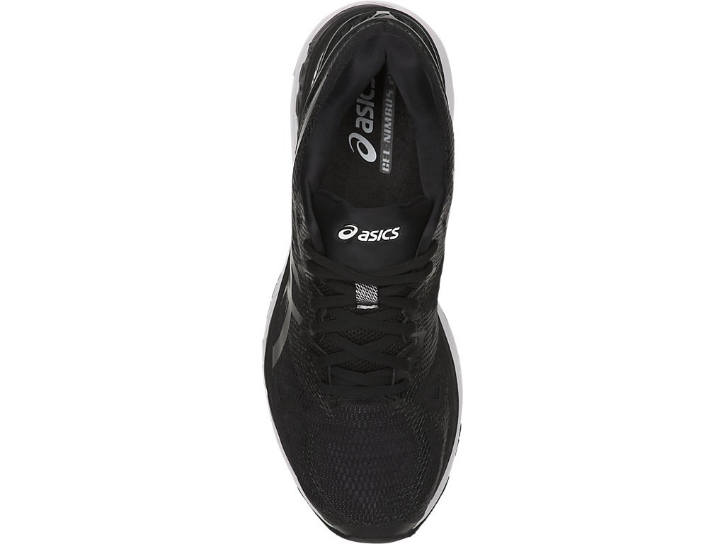 Asics Gel-Nimbus 20 Running Shoes For Men Black/White/Dark Grey 421YLHEZ