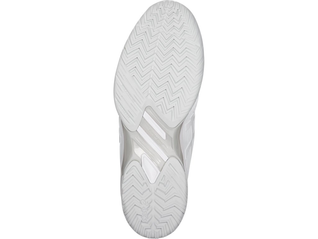 Asics Solution Speed Ff Tennis Shoes For Men White/Silver 433UFFVN