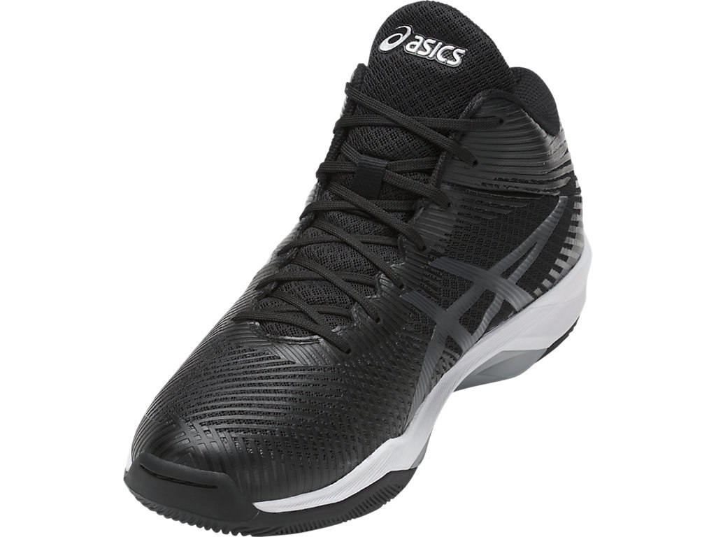 Asics Volley Elite Ff Volleyball Shoes For Men Black/Dark Grey/White 438PEMVY