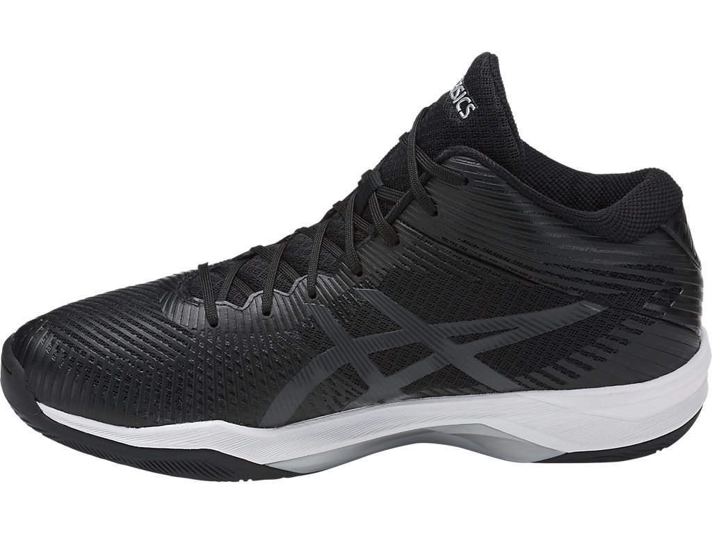 Asics Volley Elite Ff Volleyball Shoes For Men Black/Dark Grey/White 438PEMVY