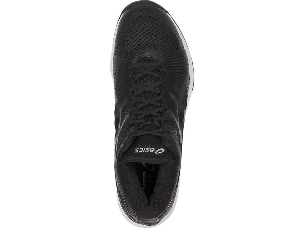 Asics Volley Elite Ff Volleyball Shoes For Men Black/Dark Grey/White 438PEMVY