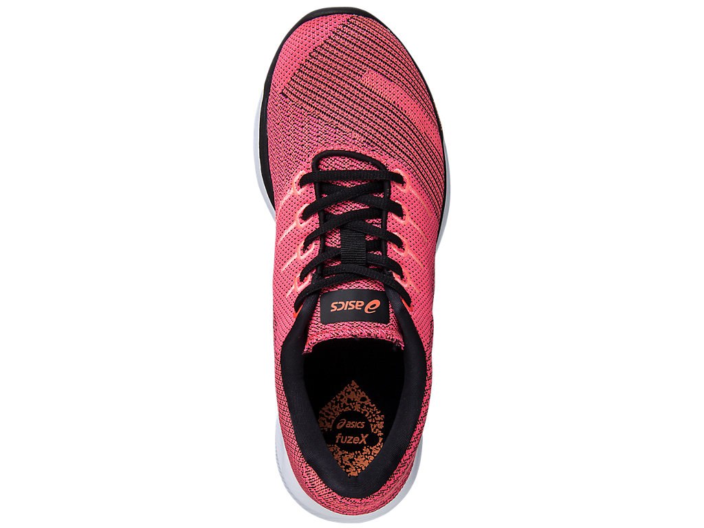 Asics Fuzex Running Shoes For Women Pink/Coral/Black 439PNKDJ