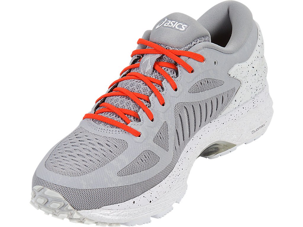 Asics Metarun Running Shoes For Women Grey/Red/White 439VHZBO