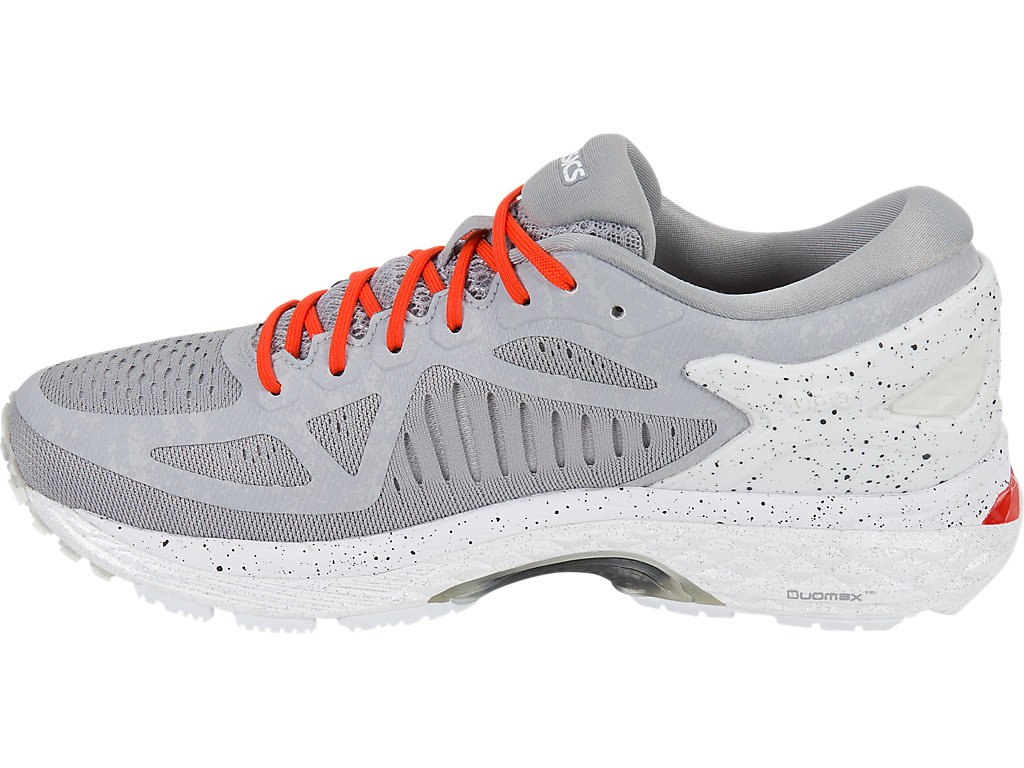 Asics Metarun Running Shoes For Women Grey/Red/White 439VHZBO