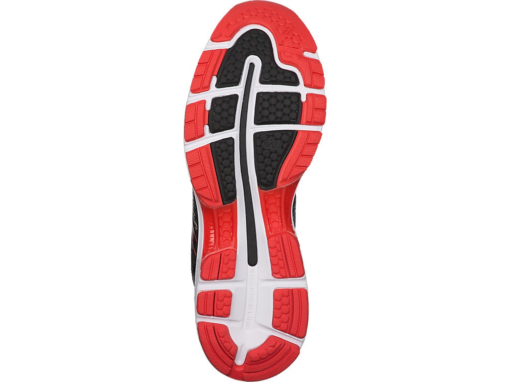 Asics Gel-Nimbus 20 Running Shoes For Men Black/Red 439WFHDQ