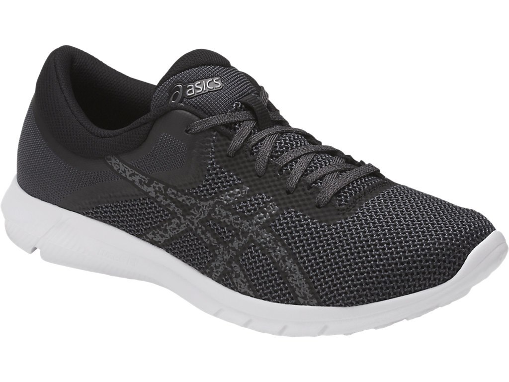Asics Nitrofuze 2 Running Shoes For Men Black/Dark Grey/White 449GJUQZ