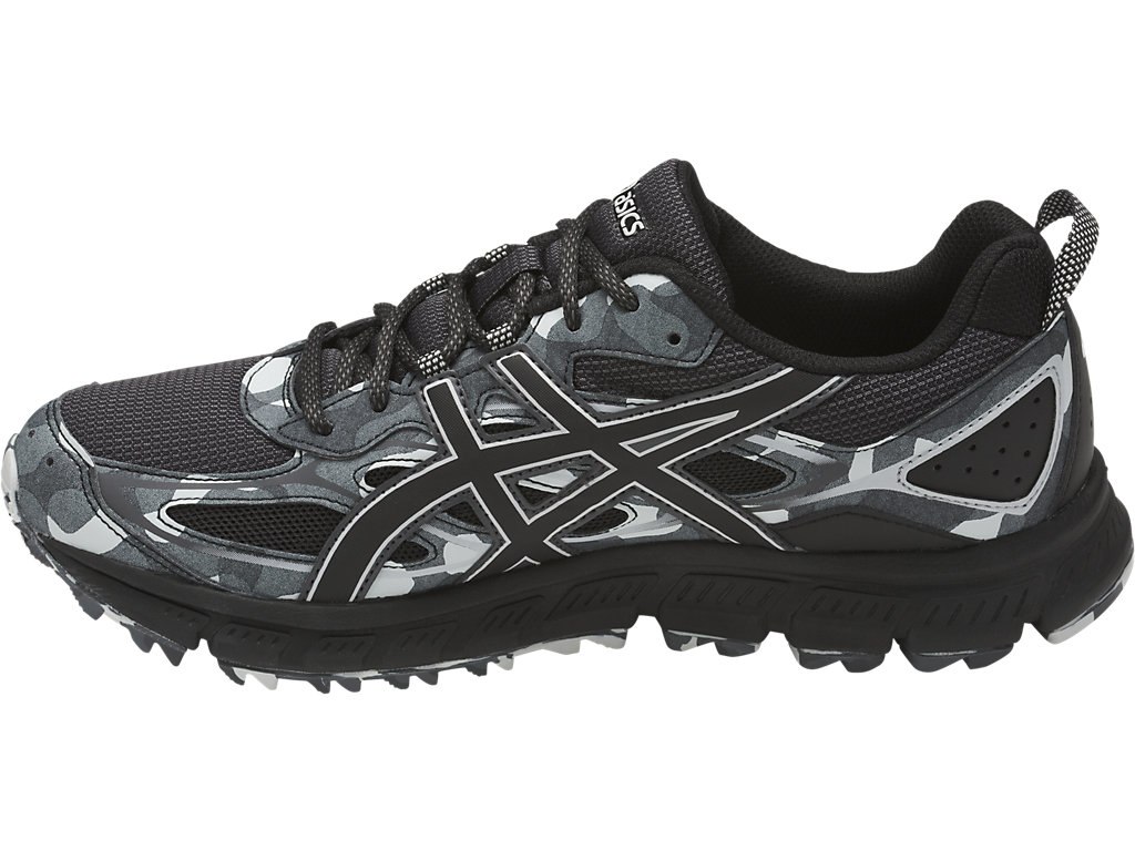 Asics Gel-Scram Running Shoes For Men Black/Grey 450MYYBC