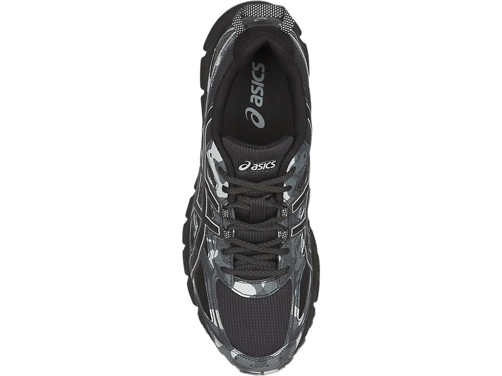 Asics Gel-Scram Running Shoes For Men Black/Grey 450MYYBC