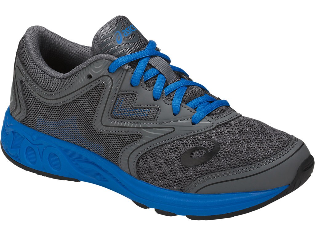 Asics Noosa Running Shoes For Kids Dark Grey/Blue/Black 453NJRLW