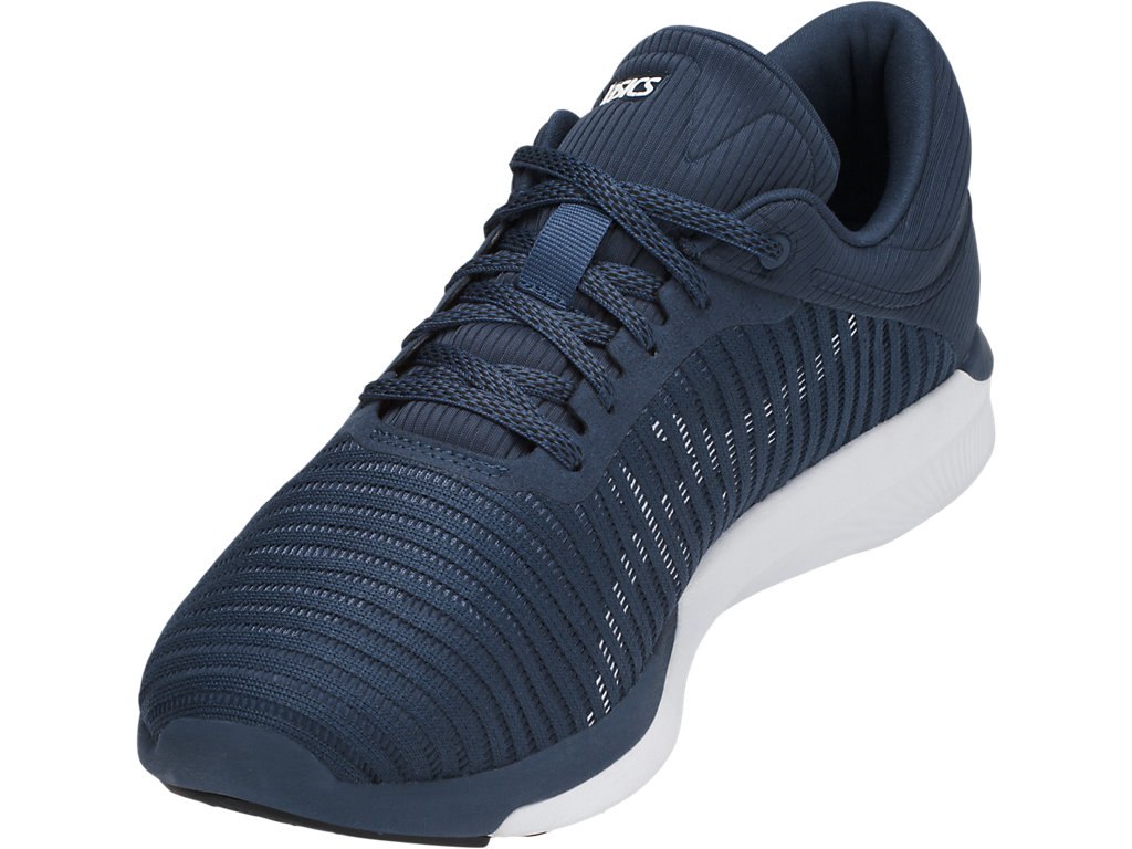 Asics Fuzex Rush Running Shoes For Men Dark Blue/White/Blue 460JUDVQ