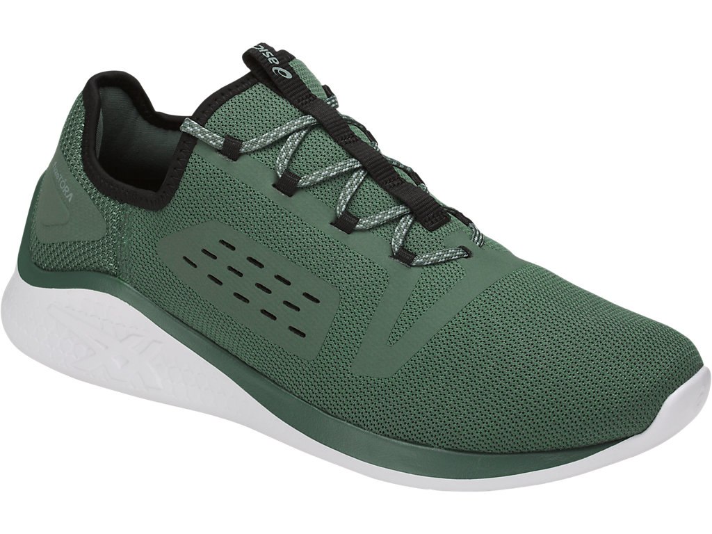 Asics Fuzetora Running Shoes For Men Green 462NVVLV