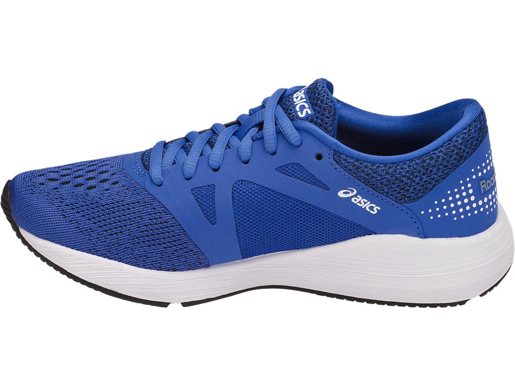 Asics Roadhawk Ff Running Shoes For Kids Blue/White/Black 464ILNEY