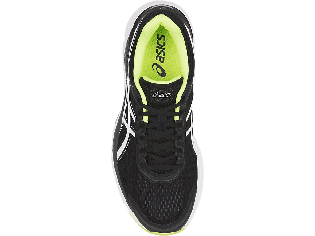 Asics Gel-Fortitude 7 Running Shoes For Men Black/White/Yellow 466SYFXS