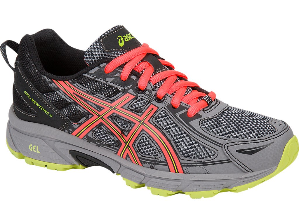 Asics Gel-Venture 6 Running Shoes For Women Coral/Light Green 468TWCVW
