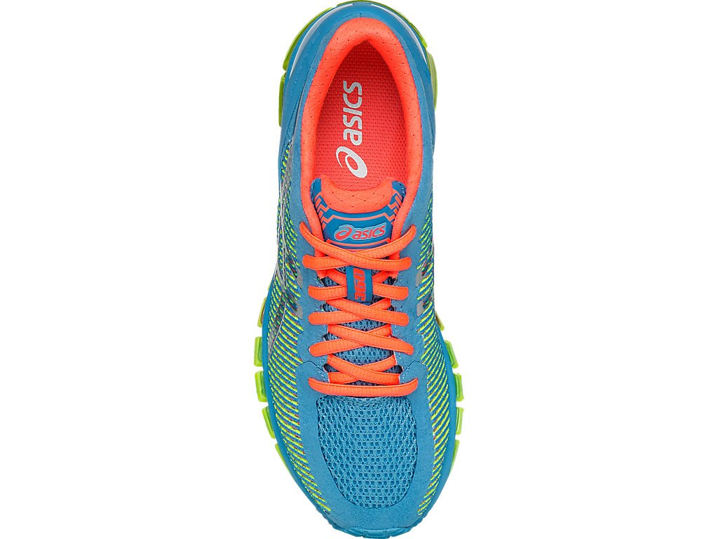 Asics Gel-Quantum 360 Running Shoes For Women Light Turquoise/White/Coral 470ITEIS