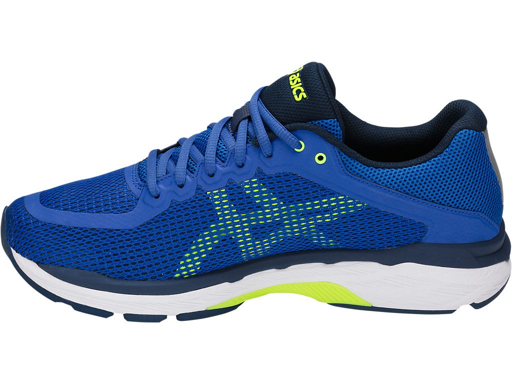 Asics Gel-Pursue Running Shoes For Men Blue/Dark Blue/Yellow 477EOBFR