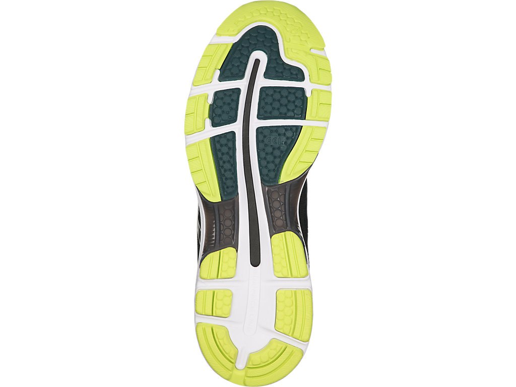 Asics Gel-Nimbus 20 Running Shoes For Men Black/Light Green 478GRXCD