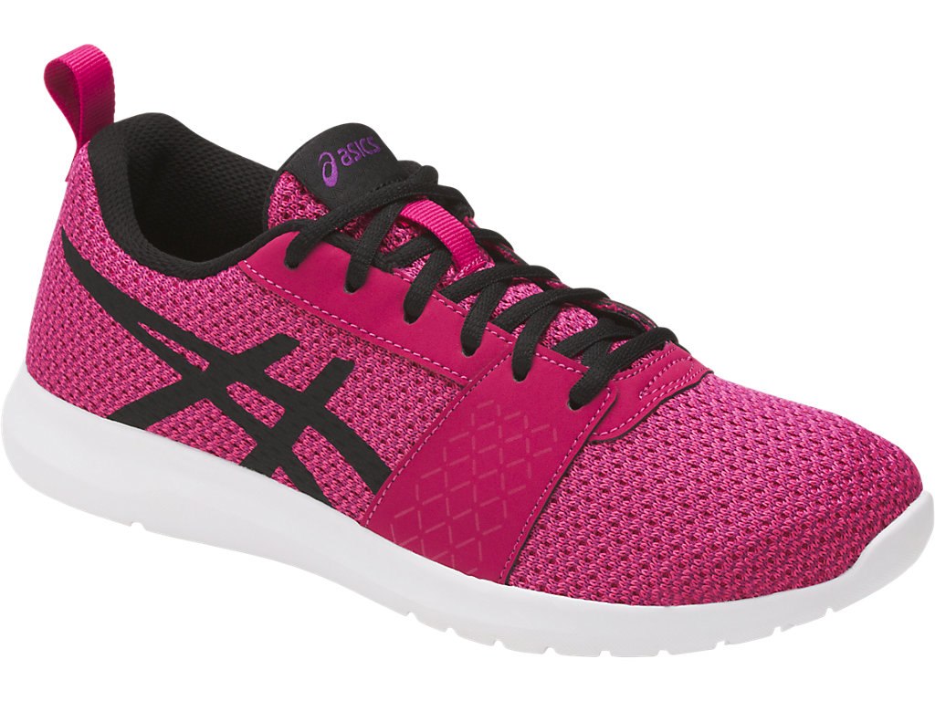 Asics Kanmei Running Shoes For Kids Pink/Black 489FIGHR