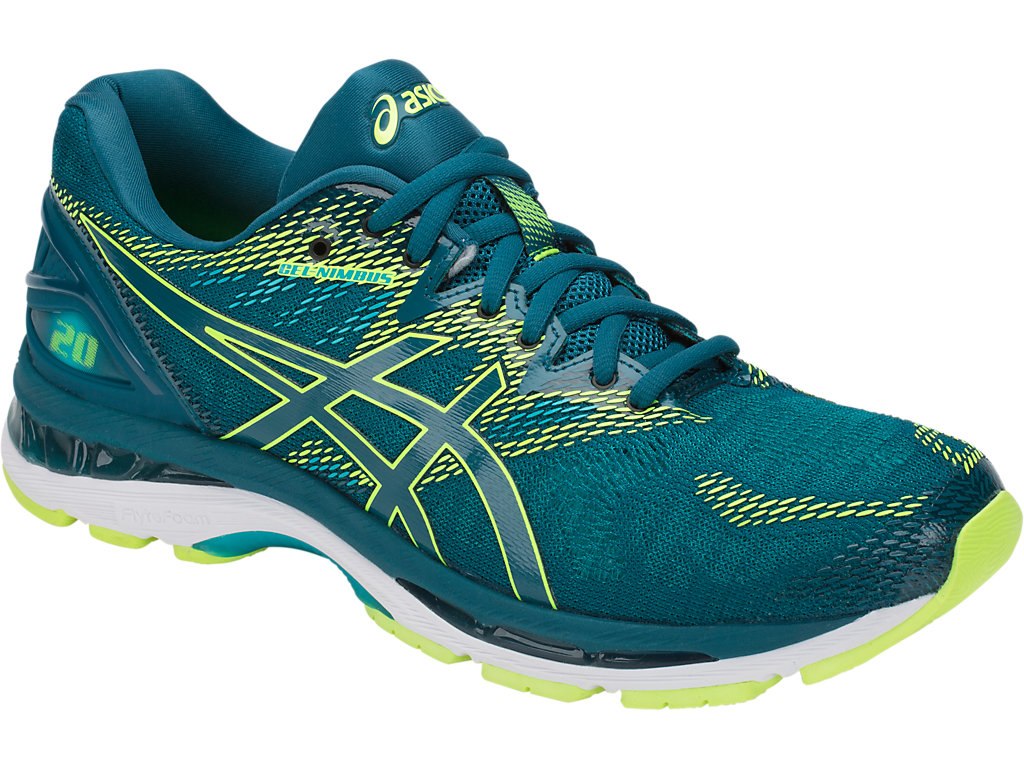 Asics Gel-Nimbus 20 Running Shoes For Men Light Turquoise 490RBRDV
