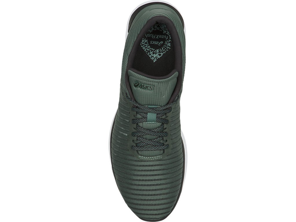 Asics Fuzex Rush Running Shoes For Men Black 491BSYYU