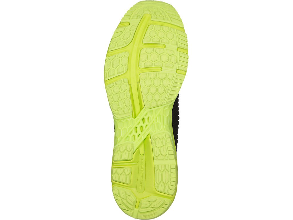 Asics Gel-Kayano 25 Running Shoes For Men Black/Light Green 492OCKVV