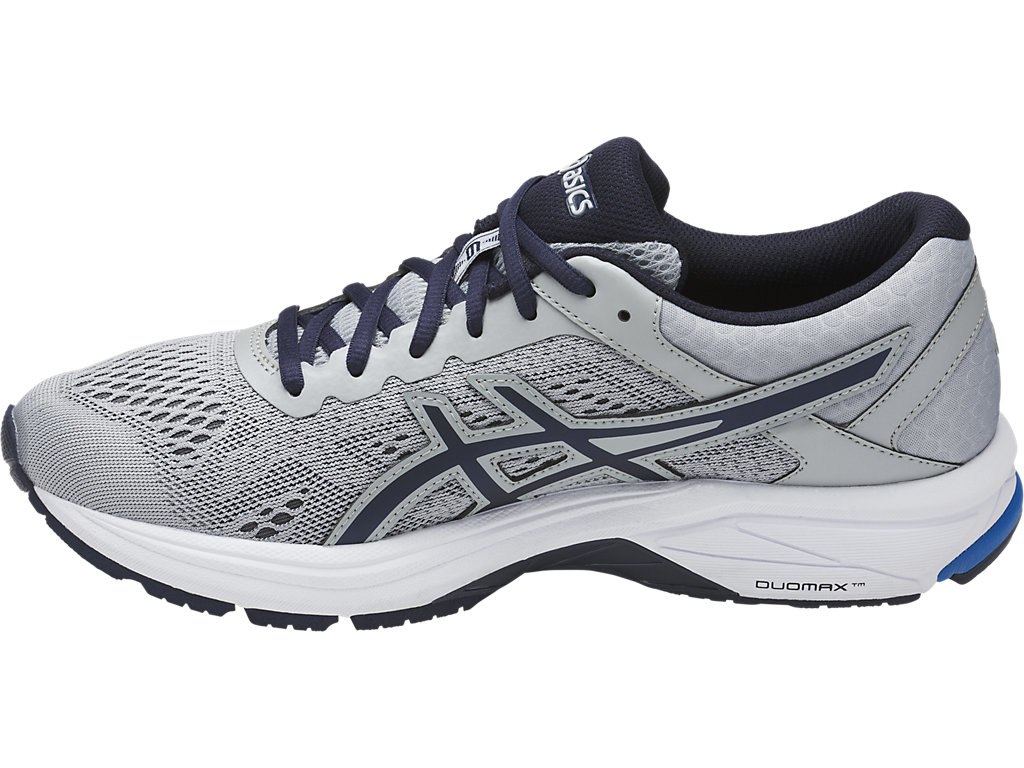 Asics Gt-1000 6 Running Shoes For Men Grey/Navy/Blue 493XPYJF