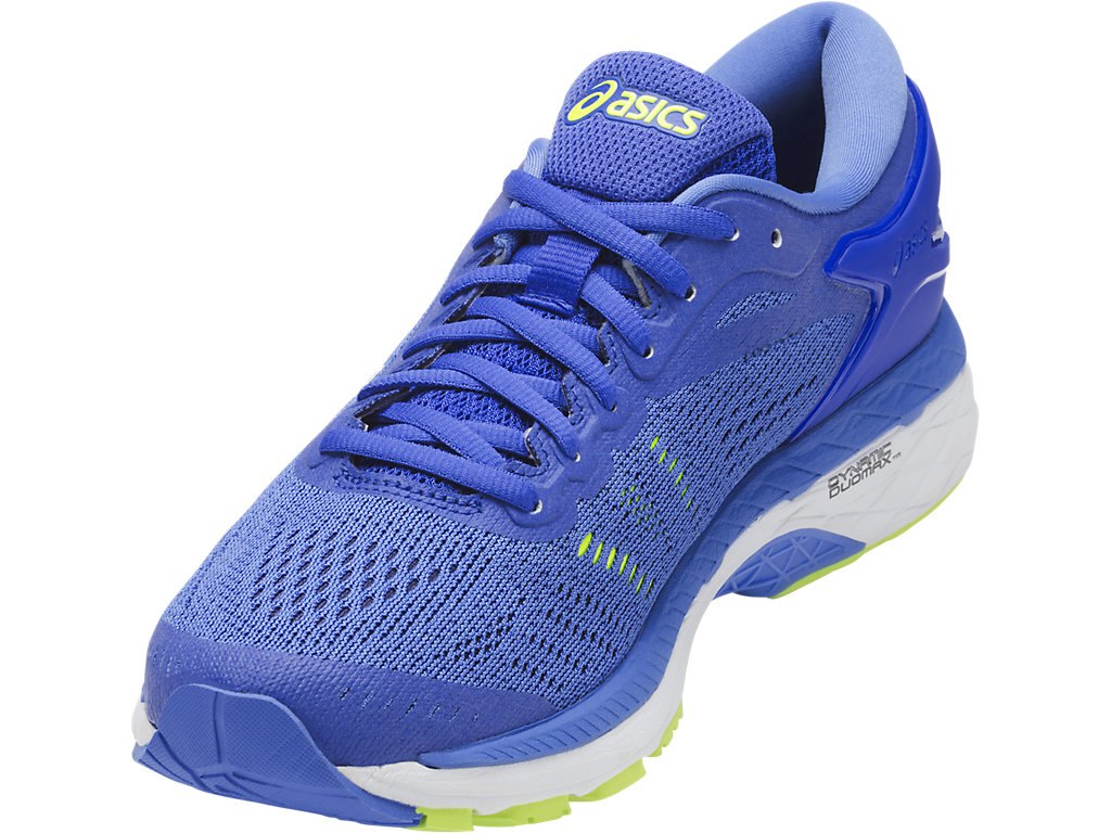 Asics Gel-Kayano 24 Running Shoes For Women Blue Purple/Blue/White 495NPWTD