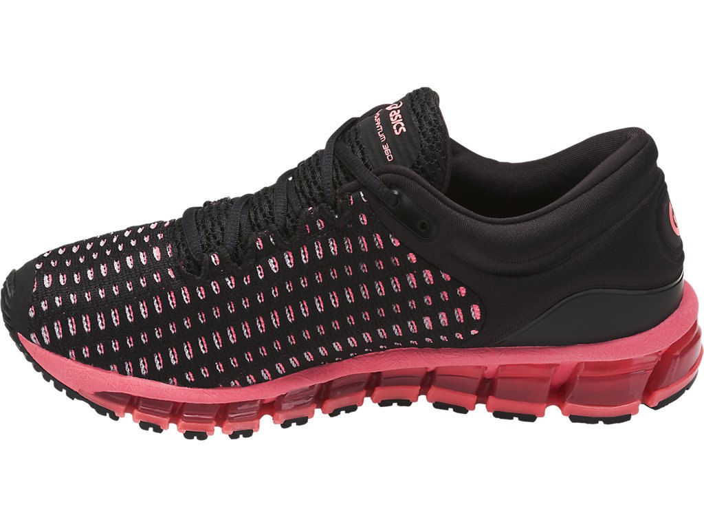Asics Gel-Quantum 360 Running Shoes For Women Black/Coral/Black 498KOGHS