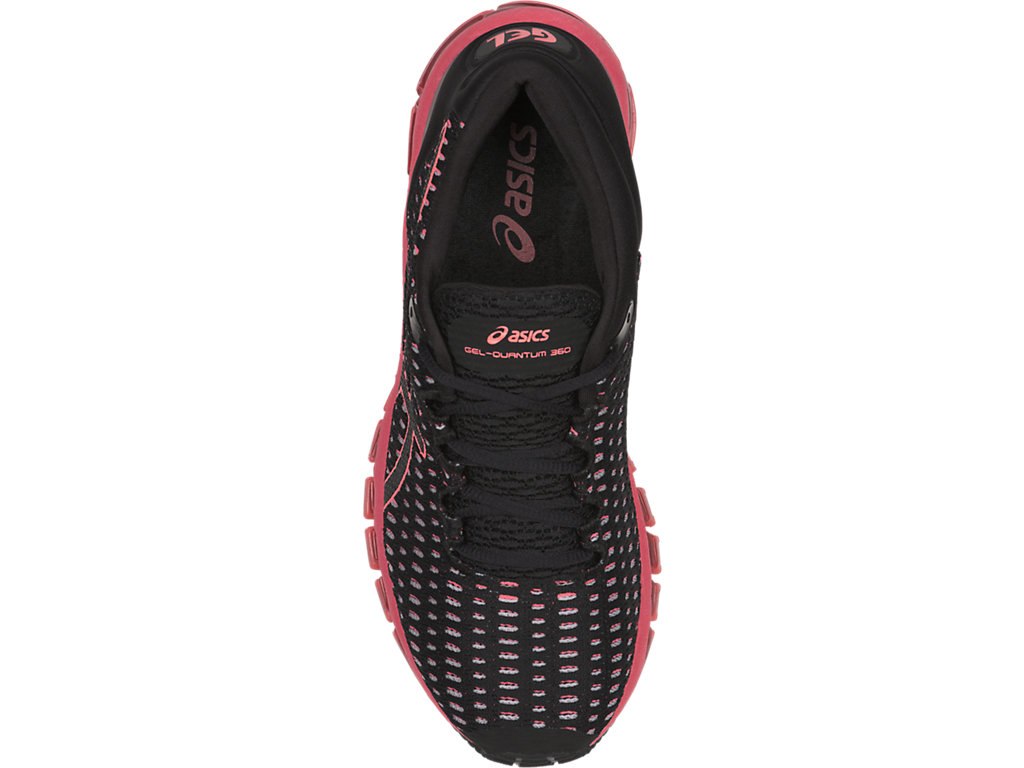 Asics Gel-Quantum 360 Running Shoes For Women Black/Coral/Black 498KOGHS