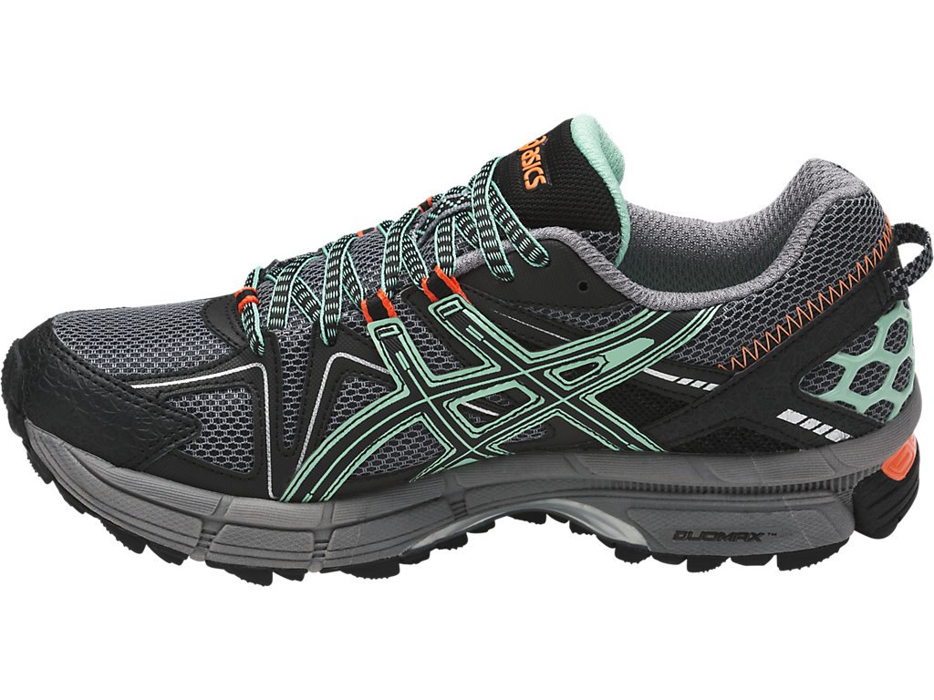Asics Gel-Kahana 8 Running Shoes For Women Black/Green/Orange 501EVQNY