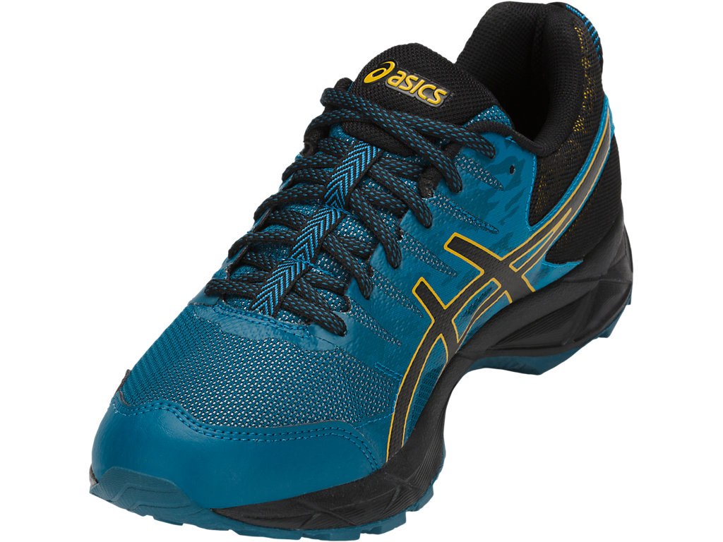 Asics Gel-Sonoma 3 Running Shoes For Men Blue/Black/Lemon 516WWFRU