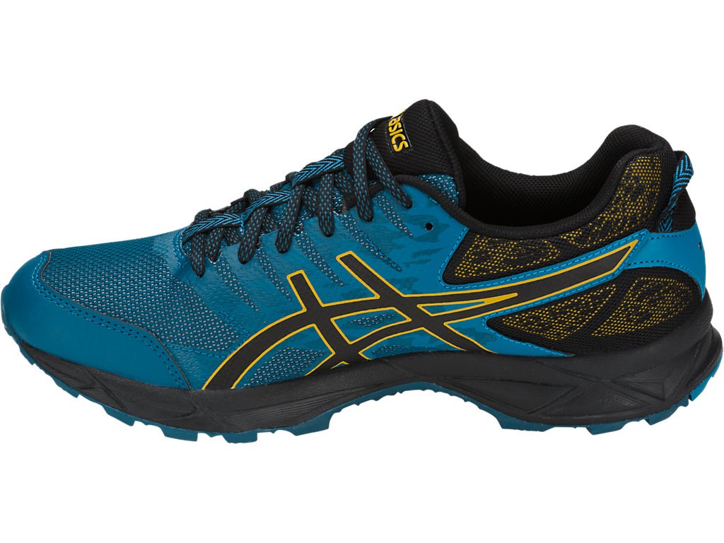 Asics Gel-Sonoma 3 Running Shoes For Men Blue/Black/Lemon 516WWFRU