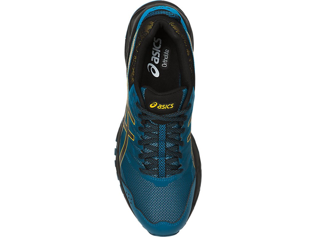 Asics Gel-Sonoma 3 Running Shoes For Men Blue/Black/Lemon 516WWFRU