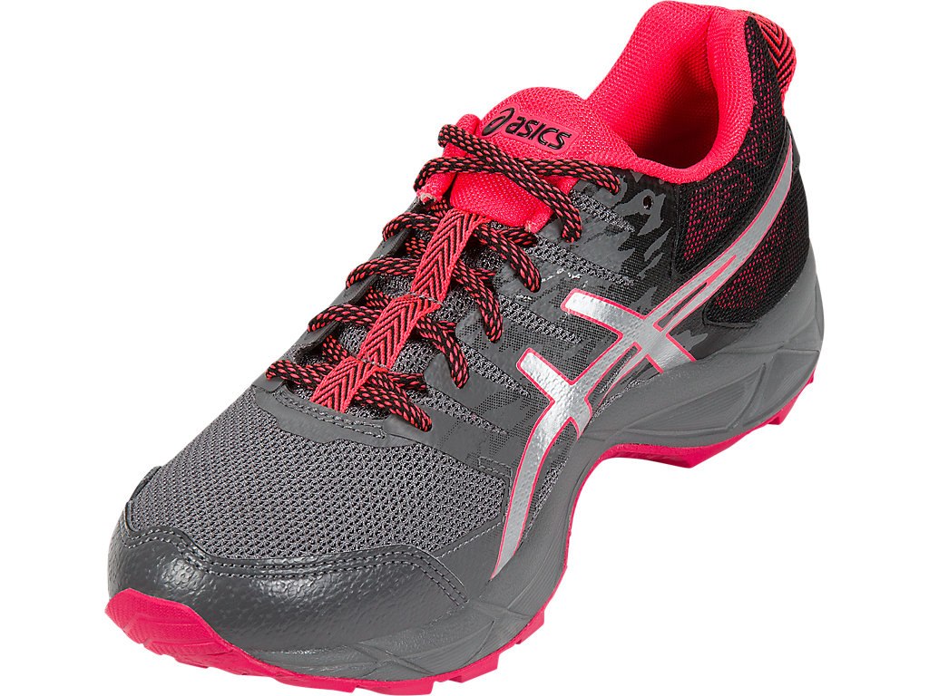 Asics Gel-Sonoma 3 Running Shoes For Women Dark Grey/Silver/Pink 520JIIKM