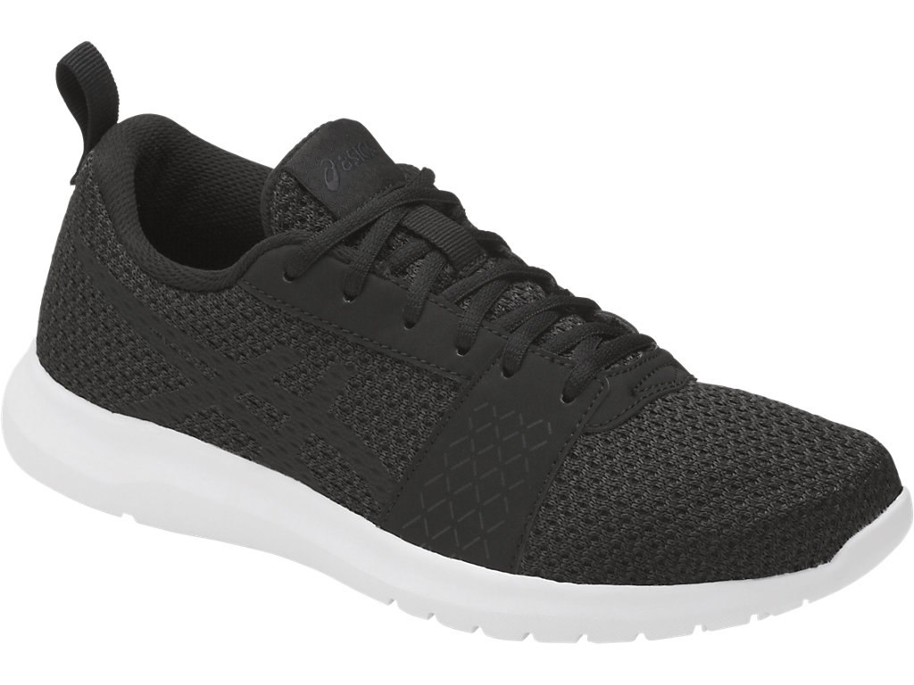 Asics Kanmei Running Shoes For Kids Black/White 522OEMIO