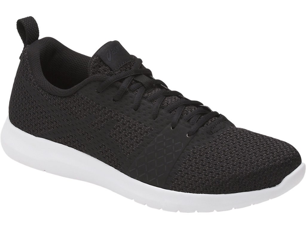 Asics Kanmei Running Shoes For Women Black/White 523KXMAD