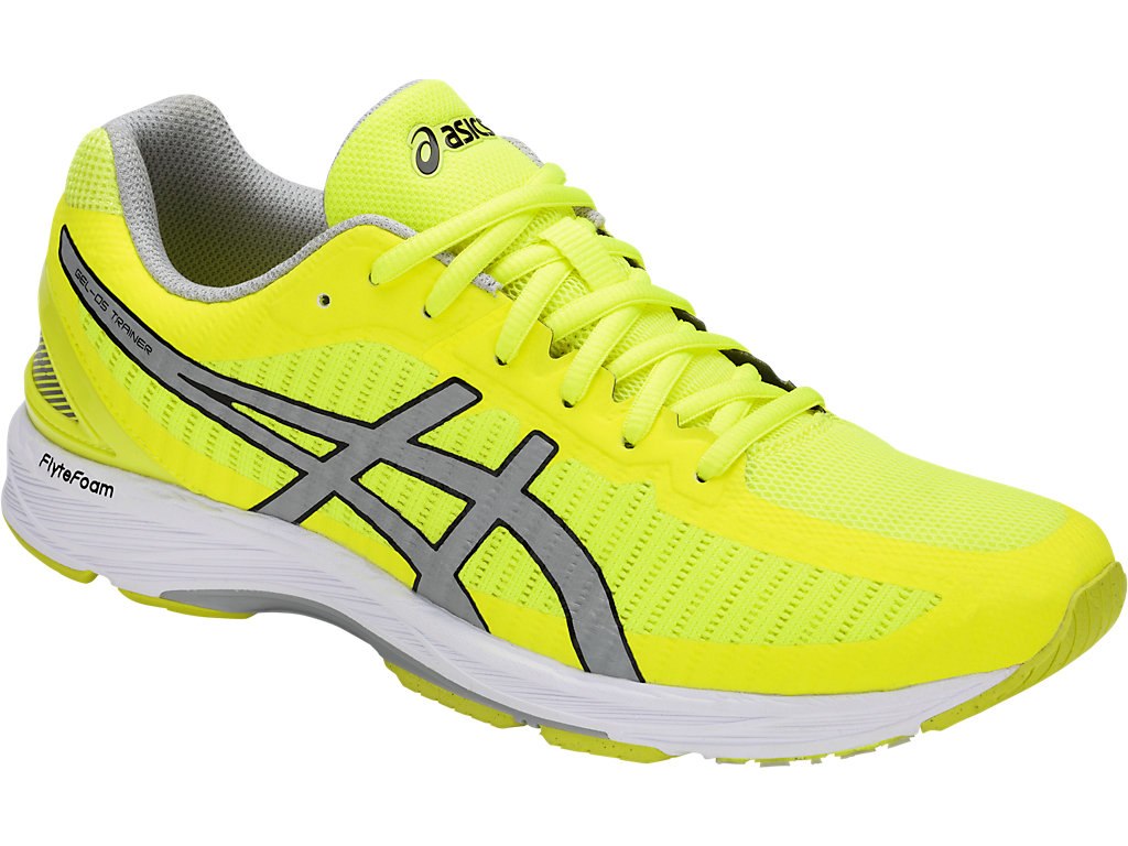 Asics Gel-Ds Trainer Running Shoes For Men Yellow/Grey/White 532NPKVV
