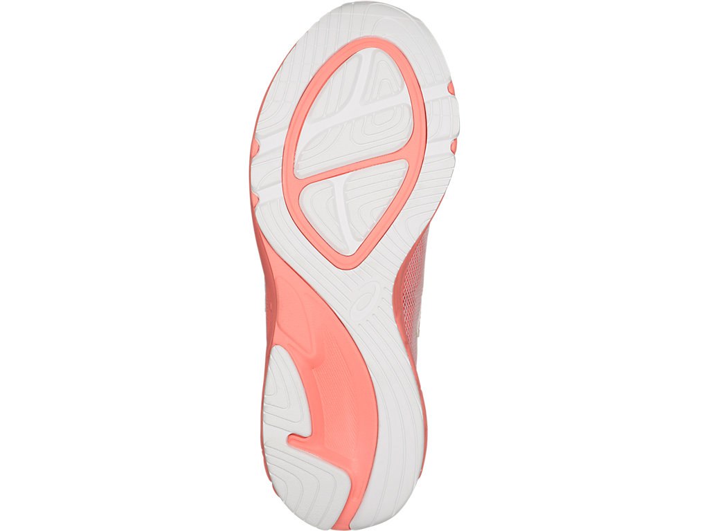 Asics Noosa Running Shoes For Kids Grey Pink/White 532QECMO